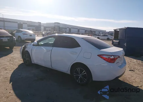 2016 Toyota Corolla Le Plus from USA, damaged, VIN 5YFBURHE8GP397040